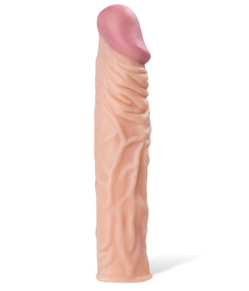 Насадка с ярко выраженной головкой и рельефным стволом - 19 см. Насадка с ярко выраженной головкой и рельефным стволом - 19 см.