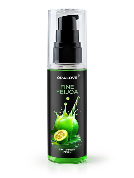 Съедобная смазка на водной основе с ароматом фейхоа - 60 гр.