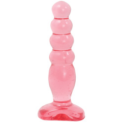 Розовая анальная пробка Crystal Jellies 5 Anal Delight - 14 см. Розовая анальная пробка Crystal Jellies 5 Anal Delight - 14 см.