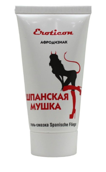Возбуждающая гель-смазка Шпанская мушка - 50 мл. Возбуждающая гель-смазка Шпанская мушка - 50 мл.