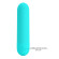 Аквамариновая перезаряжаемая вибропуля Stefan - 8 см. Аквамариновая перезаряжаемая вибропуля Stefan - 8 см.