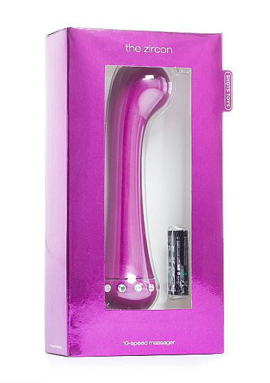 Вибратор для стимуляции точки G The Zircon Purple - 16,7 см. Вибратор для стимуляции точки G The Zircon Purple - 16,7 см.