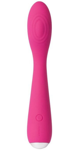 Ярко-розовый G-стимулятор IRIS Clitoral & G-spot Vibrator - 18 см. Ярко-розовый G-стимулятор IRIS Clitoral & G-spot Vibrator - 18 см.
