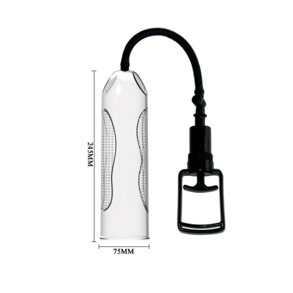 Вибрирующая вакуумная помпа со сменной насадкой - 24,5 см.