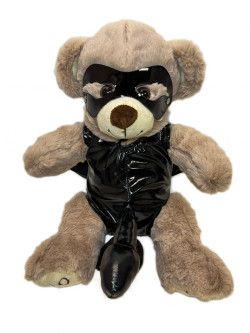 Оригинальный плюшевый мишка в БДСМ-костюмчике Оригинальный плюшевый мишка в БДСМ-костюмчике