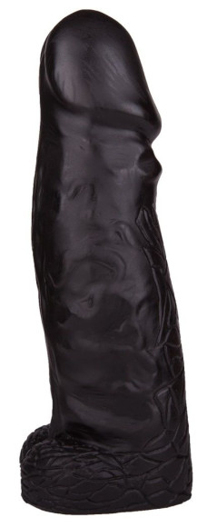 Чёрный фаллоимитатор-гигант DESPOT - 28 см. Чёрный фаллоимитатор-гигант DESPOT - 28 см.