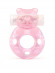 Розовое эрекционное виброкольцо в форме мишки Розовое эрекционное виброкольцо в форме мишки