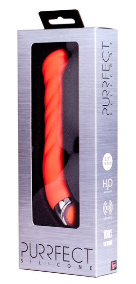 Оранжевый силиконовый G-вибратор PURRFECT SILICONE G-SPOT VIBRATOR - 17,7 см. Оранжевый силиконовый G-вибратор PURRFECT SILICONE G-SPOT VIBRATOR - 17,7 см.