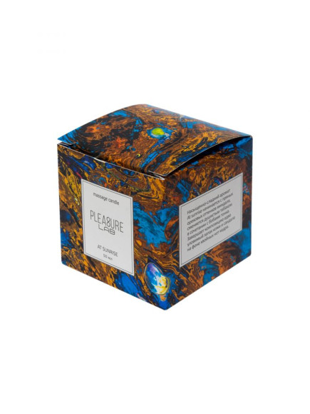 Массажная свеча At Sunrise со сладким ароматом какао - 50 мл. Массажная свеча At Sunrise со сладким ароматом какао - 50 мл.