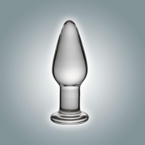 Коническая анальная втулка из стекла - 11 см. Коническая анальная втулка из стекла - 11 см.