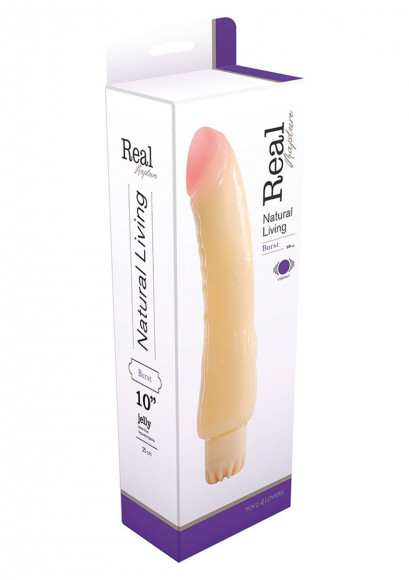 Реалистичный вибратор REALISTIC VIBRATOR REAL RAPTURE BURST JELLY - 25 см. Реалистичный вибратор REALISTIC VIBRATOR REAL RAPTURE BURST JELLY - 25 см.