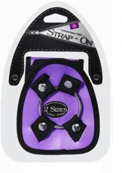 Фиолетовые трусики для страпона 