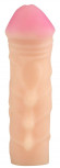 Телесный реалистичный фаллоудлинитель с петлей - 14,5 см. Телесный реалистичный фаллоудлинитель с петлей - 14,5 см.