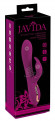 Фиолетовый вибратор 3 Function Vibrator с вращением бусин - 23 см.