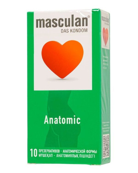 Презервативы анатомической формы Masculan Anatomic - 10 шт. Презервативы анатомической формы Masculan Anatomic - 10 шт.