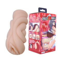 Мастурбатор-вагина с эффектом смазки CRAZY BULL Мастурбатор-вагина с эффектом смазки CRAZY BULL