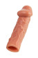 Телесная удлиняющая насадка с крупной головкой - 16,5 см. Телесная удлиняющая насадка с крупной головкой - 16,5 см.