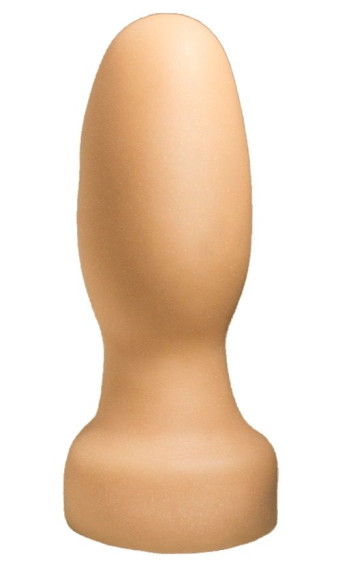 Телесная пробка с овальным стволом - 11,5 см. Телесная пробка с овальным стволом - 11,5 см.