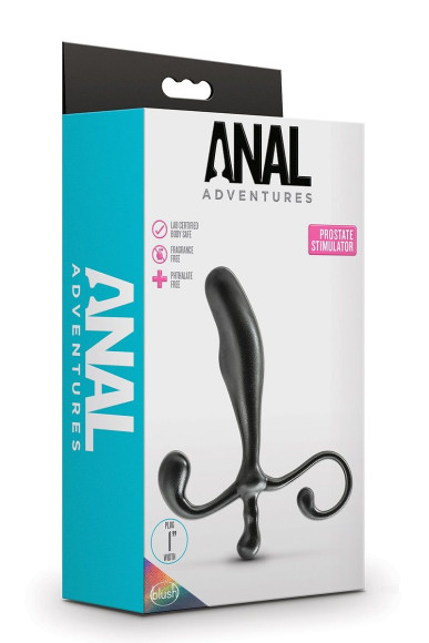 Черный стимулятор простаты Prostate Stimulator - 12,7 см. Черный стимулятор простаты Prostate Stimulator - 12,7 см.