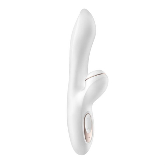 Вибромассажер с вакуумно-волновой клиторальной стимуляцией Satisfyer Pro + G-Spot - 22 см. Вибромассажер с вакуумно-волновой клиторальной стимуляцией Satisfyer Pro + G-Spot - 22 см.