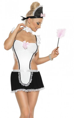 Костюм застенчивой горничной из 3 предметов