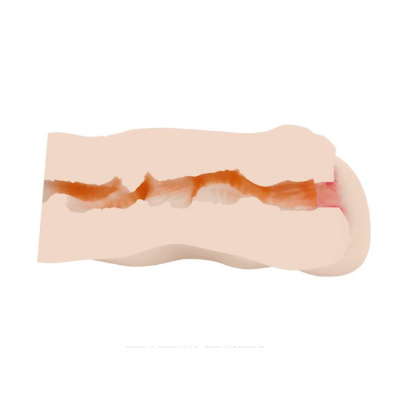 Мастурбатор-вагина с вибрацией и волнами на поверхности Мастурбатор-вагина с вибрацией и волнами на поверхности