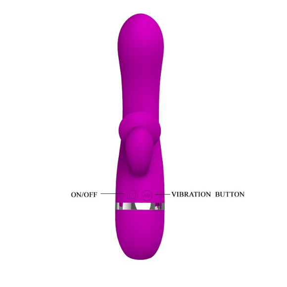 Вибратор Pretty Love Bert с клиторальным отростком - 18,8 см. Вибратор Pretty Love Bert с клиторальным отростком - 18,8 см.