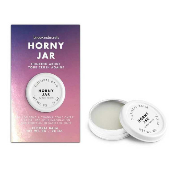 Возбуждающий бальзам для клитора HORNY JAR - 8 гр. Возбуждающий бальзам для клитора HORNY JAR - 8 гр.