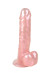 Розовый перламутровый фаллоимитатор Keshi - 19 см.