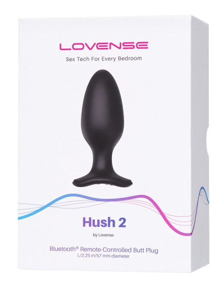 Черная анальная вибропробка HUSH 2 Size L - 12,1 см. Черная анальная вибропробка HUSH 2 Size L - 12,1 см.