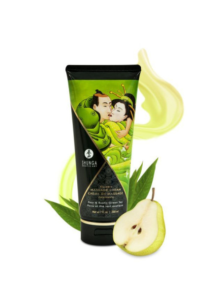 Массажный крем для тела с ароматом груши и зелёного чая Pear & Exotic Green Tea - 200 мл. Массажный крем для тела с ароматом груши и зелёного чая Pear & Exotic Green Tea - 200 мл.
