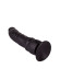 Чёрный фаллоимитатор на присоске - 19,3 см. Чёрный фаллоимитатор на присоске - 19,3 см.