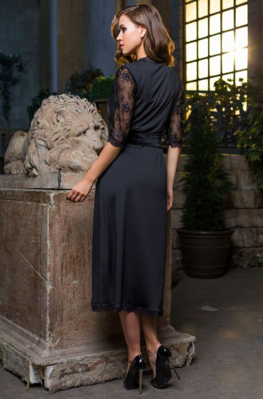 Длинный халат-кимоно Elegance de lux Длинный халат-кимоно Elegance de lux