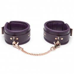 Фиолетовые оковы на ноги Cherished Collection Leather Ankle Cuffs