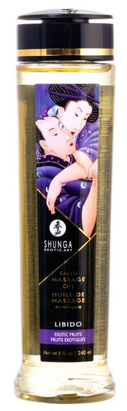 Массажное масло Libido Exotic Fruits с ароматом экзотических фруктов - 240 мл. Массажное масло Libido Exotic Fruits с ароматом экзотических фруктов - 240 мл.