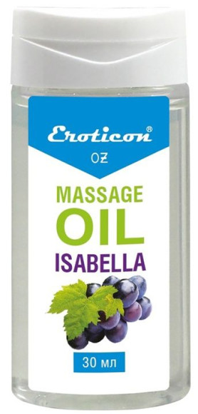 Массажное масло Isabella с ароматом винограда «Изабелла» - 30 мл. Массажное масло Isabella с ароматом винограда «Изабелла» - 30 мл.