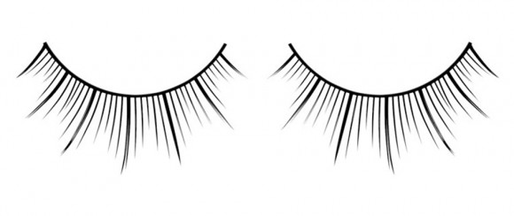 Накладные ресницы со срезом  елочкой  Deluxe