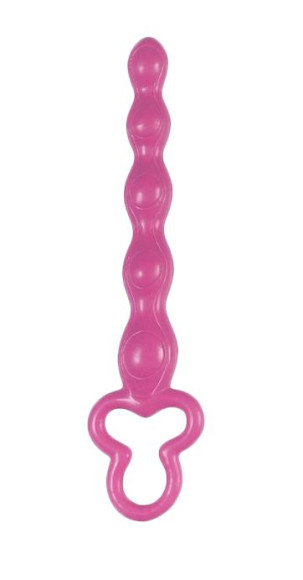 Розовая анальная цепочка Clover Anal Rod - 18 см. Розовая анальная цепочка Clover Anal Rod - 18 см.