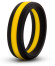 Черно-желтое силиконовое эрекционное кольцо Silicone Go Pro Cock Ring Черно-желтое силиконовое эрекционное кольцо Silicone Go Pro Cock Ring