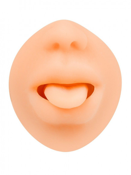 Телесный мастурбатор в виде сексуального ротика Телесный мастурбатор в виде сексуального ротика
