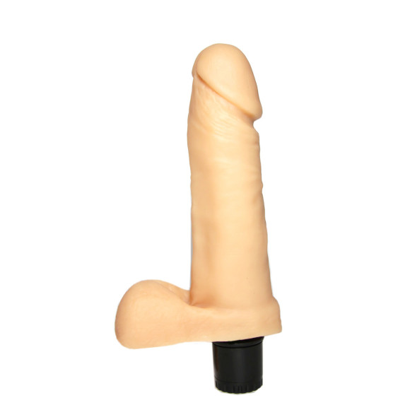 Вибратор с мошонкой №4 - 16,7 см. Вибратор с мошонкой №4 - 16,7 см.