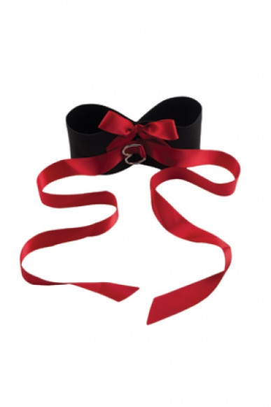 Наручники мягкие Tantric Binding Love Universal Cuffs черные с красным Наручники мягкие Tantric Binding Love Universal Cuffs черные с красным