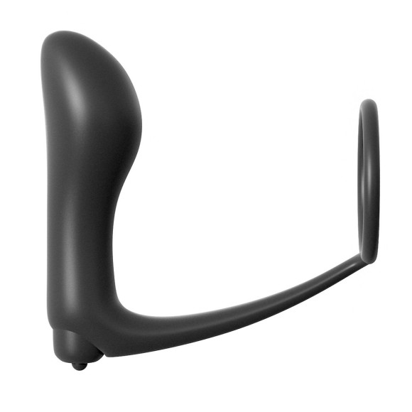 Анальная пробка с вибрацией с эрекционным кольцом Ass-Gasm Cockring Vibrating Plug Анальная пробка с вибрацией с эрекционным кольцом Ass-Gasm Cockring Vibrating Plug