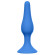 Синяя анальная пробка Slim Anal Plug Medium - 11,5 см. Синяя анальная пробка Slim Anal Plug Medium - 11,5 см.