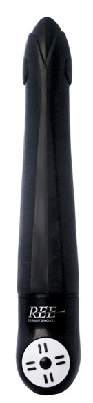 Чёрный вибромассажёр Karma - 17,8 см. Чёрный вибромассажёр Karma - 17,8 см.