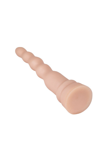 Анальная елочка телесного цвета - 20 см. Анальная елочка телесного цвета - 20 см.