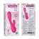 Розовый вибромассажер Petite Dove - 20 см.