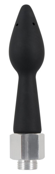 Чёрная анальная насадка для душа Anal Douche Rear Splash Чёрная анальная насадка для душа Anal Douche Rear Splash