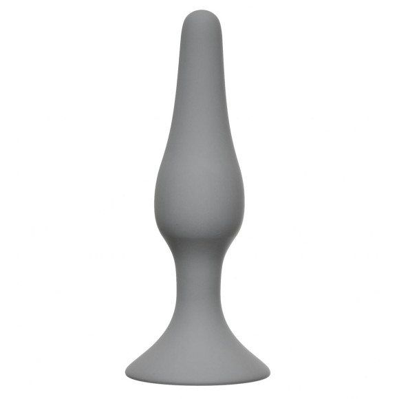 Серая анальная пробка Slim Anal Plug Medium - 11,5 см. Серая анальная пробка Slim Anal Plug Medium - 11,5 см.