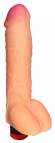 Телесный реалистичный вибратор №75 - 23,5 см. Телесный реалистичный вибратор №75 - 23,5 см.